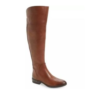 Vince Camuto Pedra Cognac Brown Over the Knee Riding Boot 6